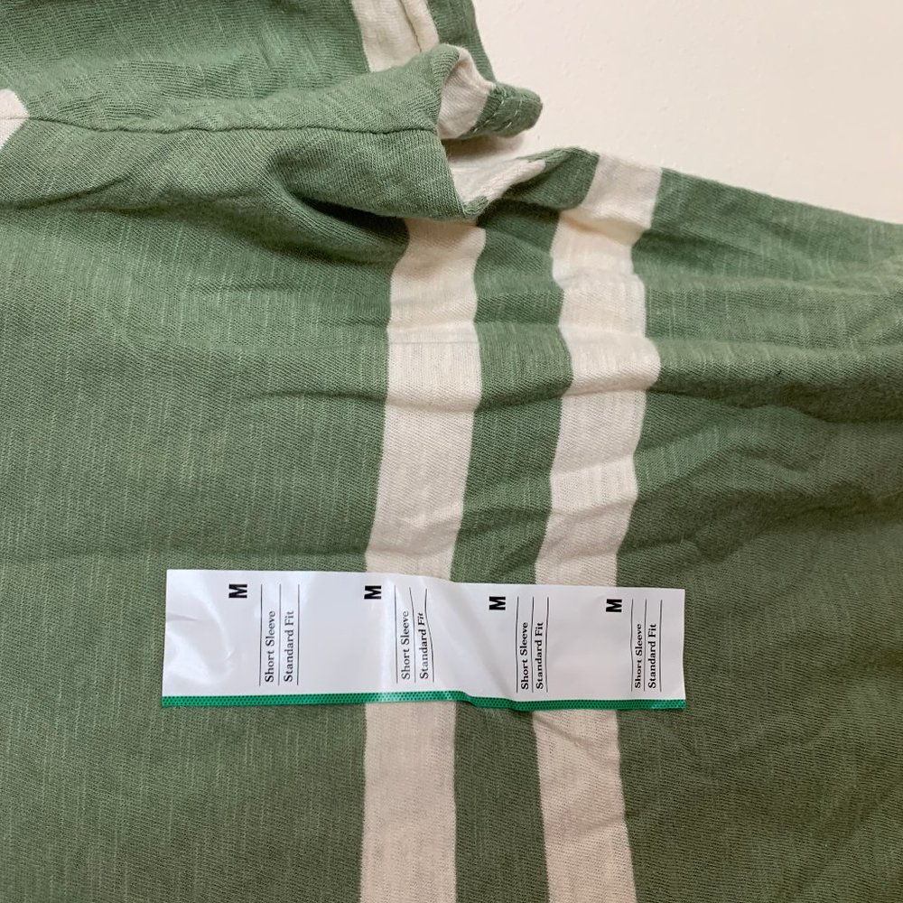 Goodfellow & Co Cotton Crewneck Tee Green Large - Picture 6 of 6
